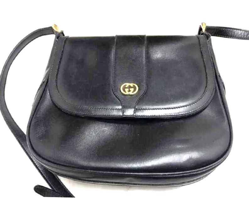 グッチ買取 レザー ショルダーバッグ